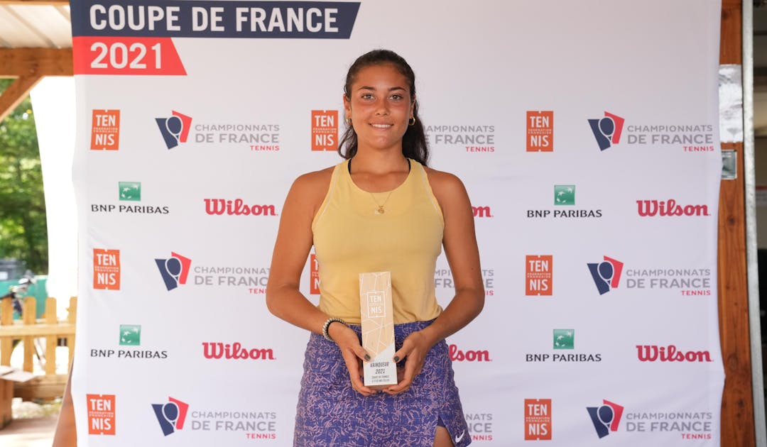 17-18 ans : Carolann Delaunay, "que du bonheur" ! | Fédération française de tennis