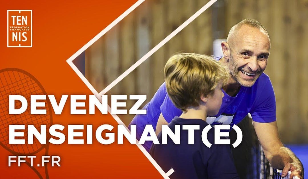 Devenez enseignant(e) de tennis 