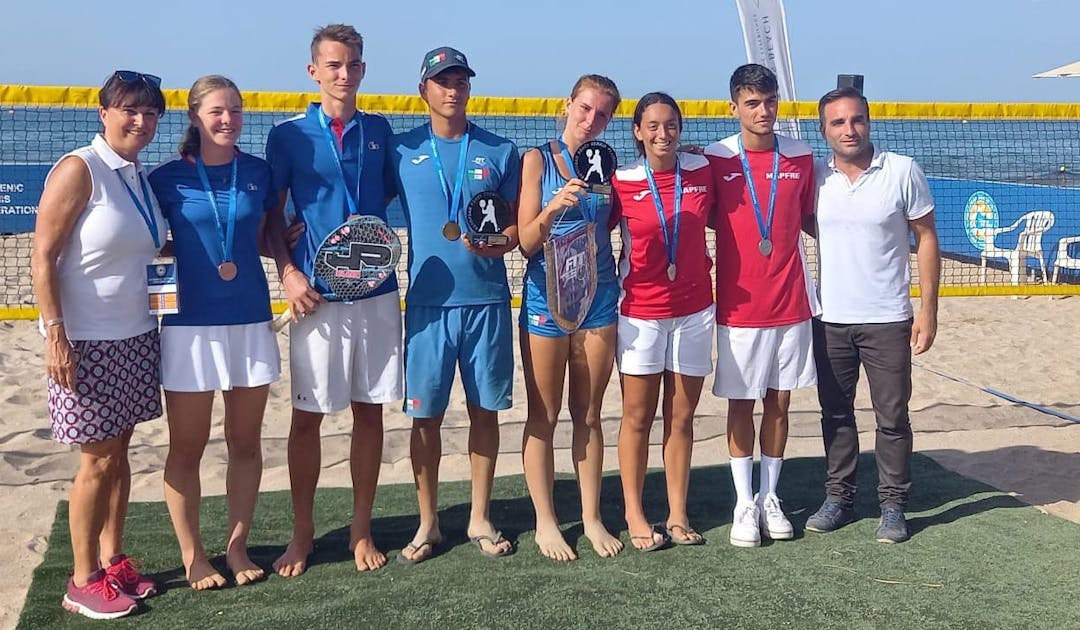 Beach tennis : trois médailles pour les jeunes Bleus aux championnats d'Europe | Fédération française de tennis