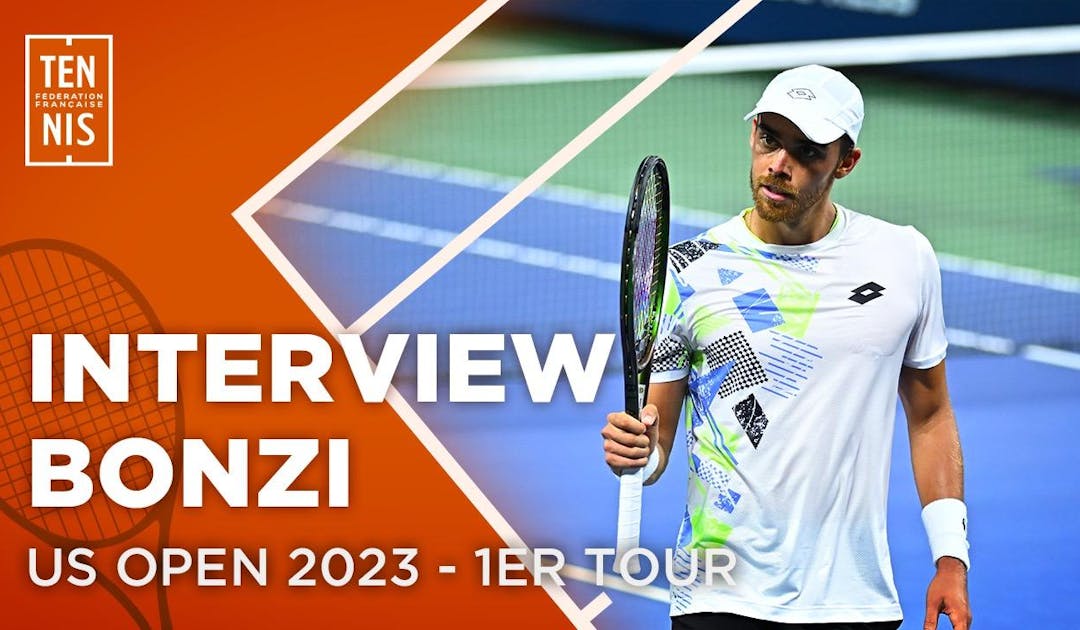 La réaction de Benjamin Bonzi, après sa victoire au premier tour | Fédération française de tennis