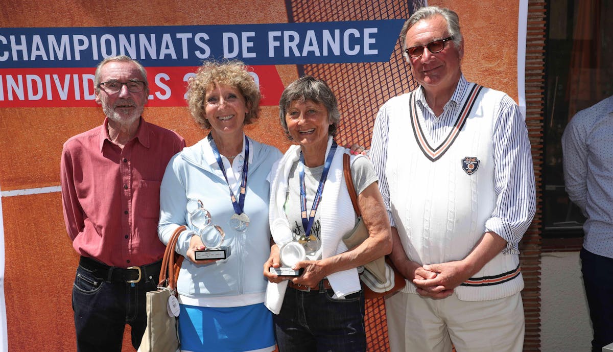 65 ans dames : Glaszmann conserve son titre | Fédération française de tennis