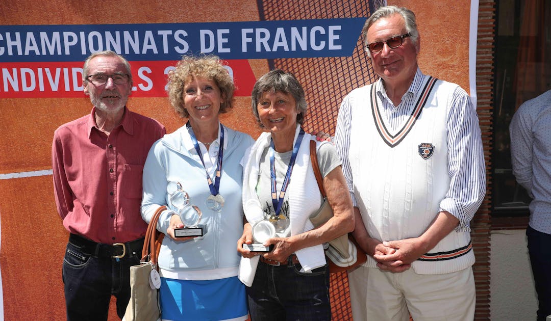 65 ans dames : Glaszmann conserve son titre | Fédération française de tennis