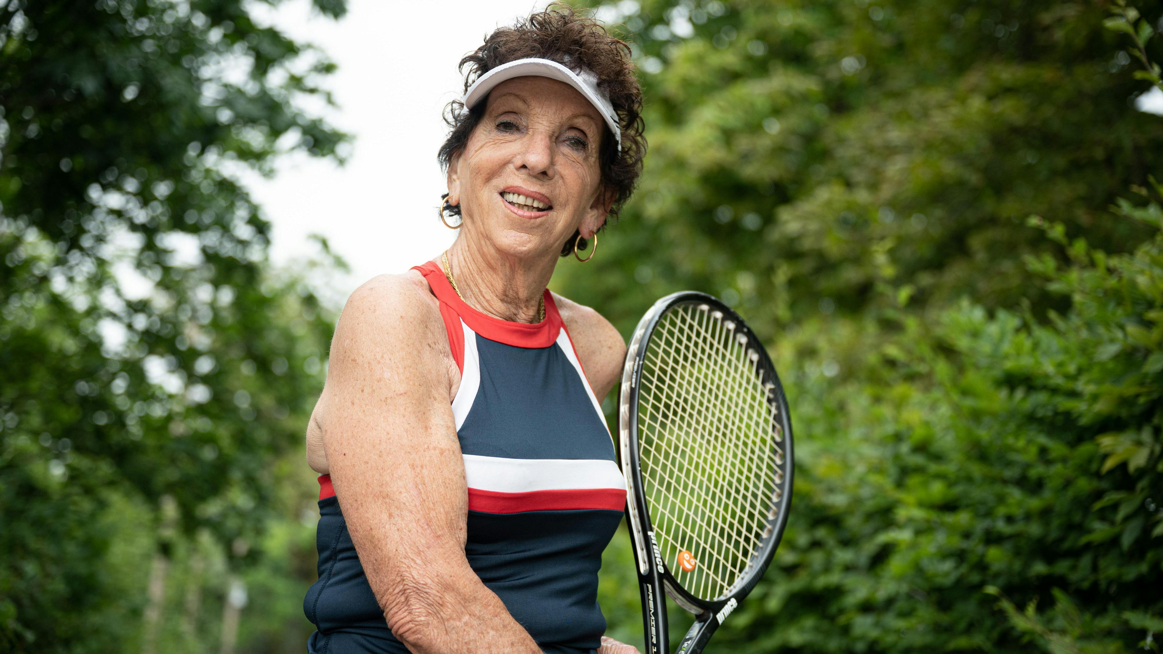 Marie-Jeanne Marty joue cette année dans la catégorie 80 ans dames.