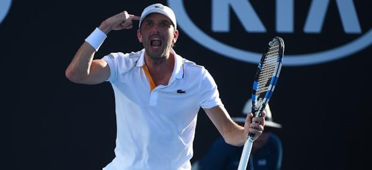 Open d’Australie : “battre Goffin, beaucoup de bonheur“ | Fédération française de tennis