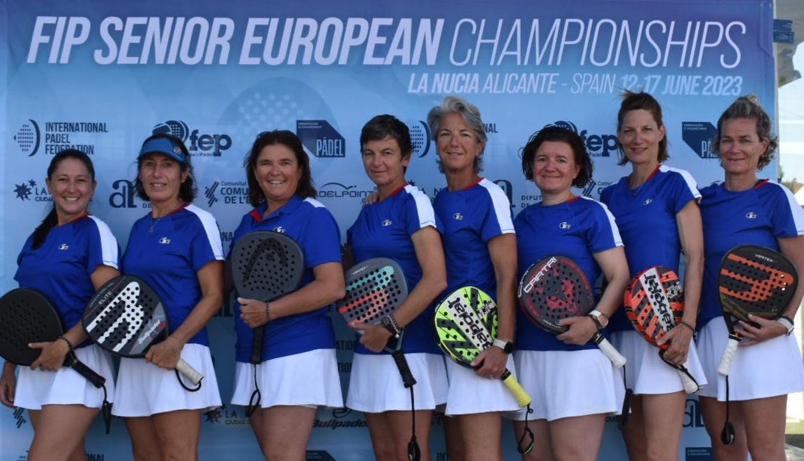 Championnats d’Europe seniors + de padel : une moisson de médailles | Fédération française de tennis
