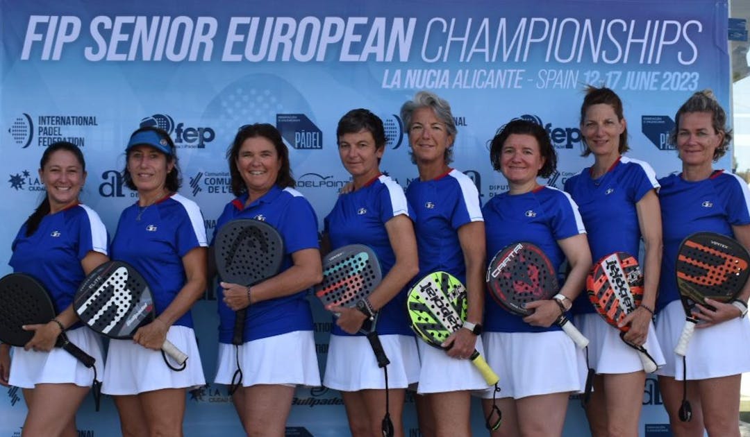 Championnats d’Europe seniors + de padel : une moisson de médailles | Fédération française de tennis