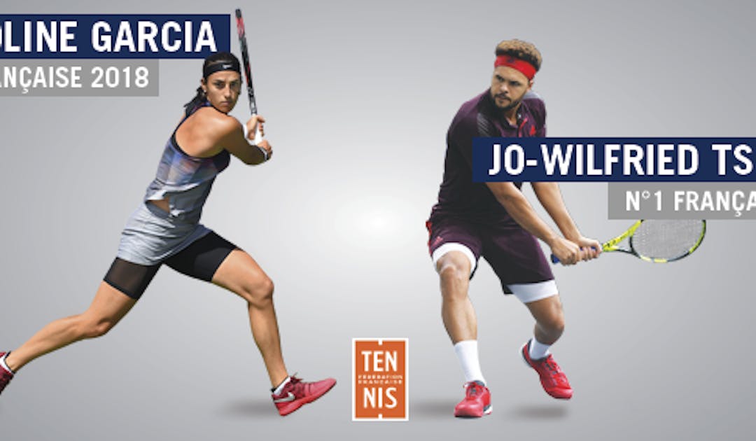 Caroline Garcia et Jo-Wilfried Tsonga désignés n°1 français 2018 | Fédération française de tennis