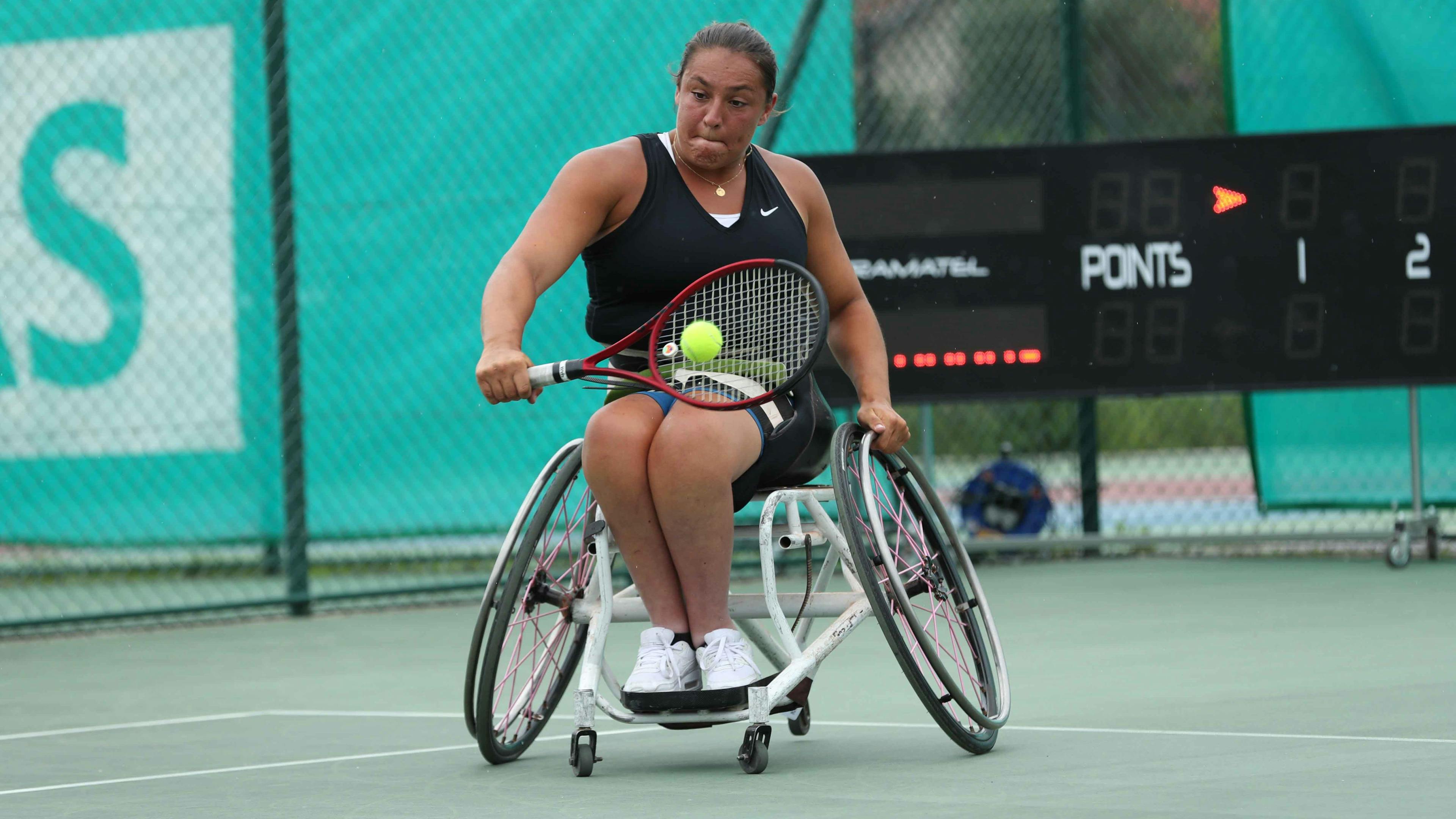 Zoé Maras a réussi son meilleur match dans ces championnats de France en demi-finale.