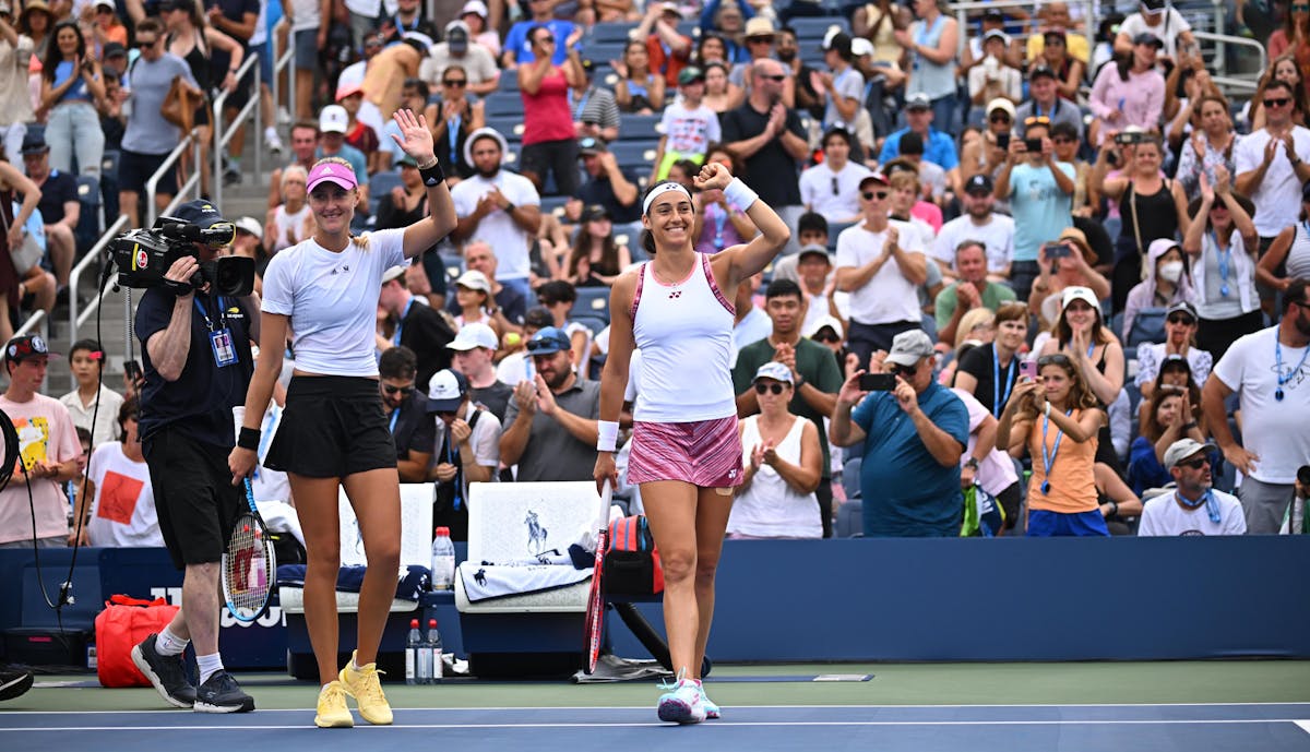 US Open - J8 : le double aussi pour Garcia (et Mladenovic) ! | Fédération française de tennis