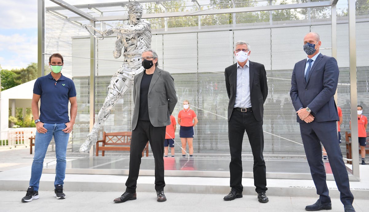 Une statue en l’honneur de Rafael Nadal inaugurée | Fédération française de tennis