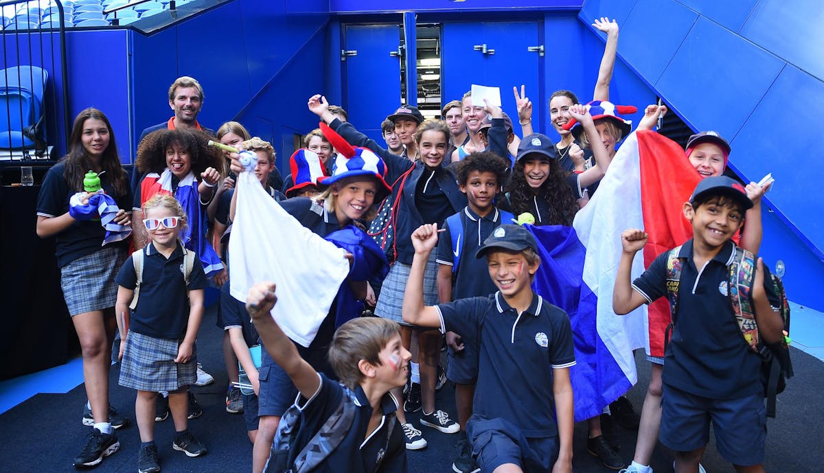 Elèves et supporters du bout du monde | Fédération française de tennis