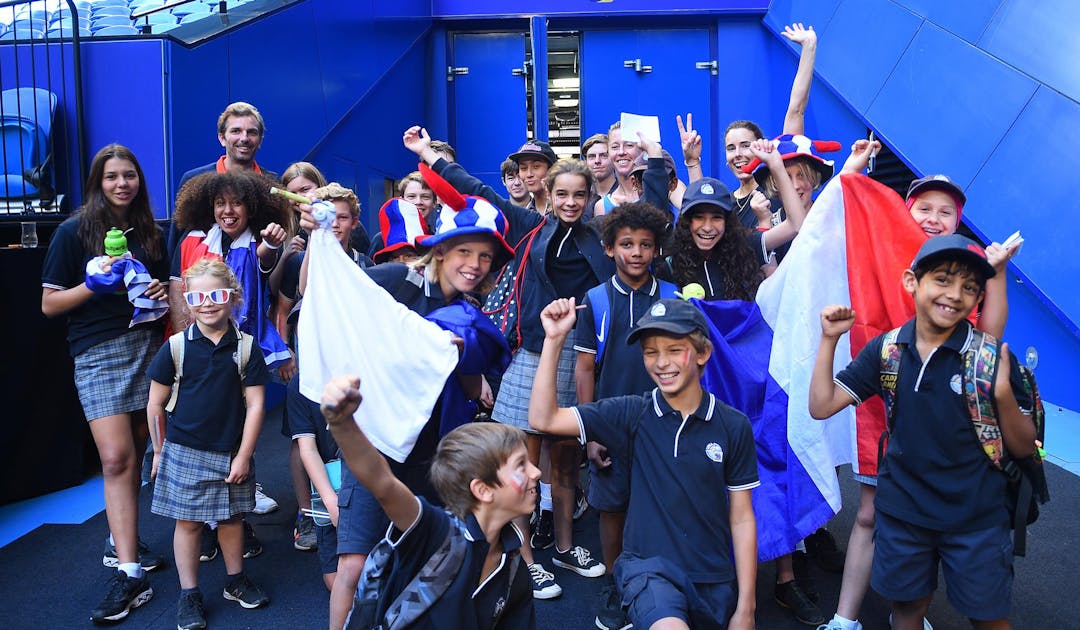 Elèves et supporters du bout du monde | Fédération française de tennis