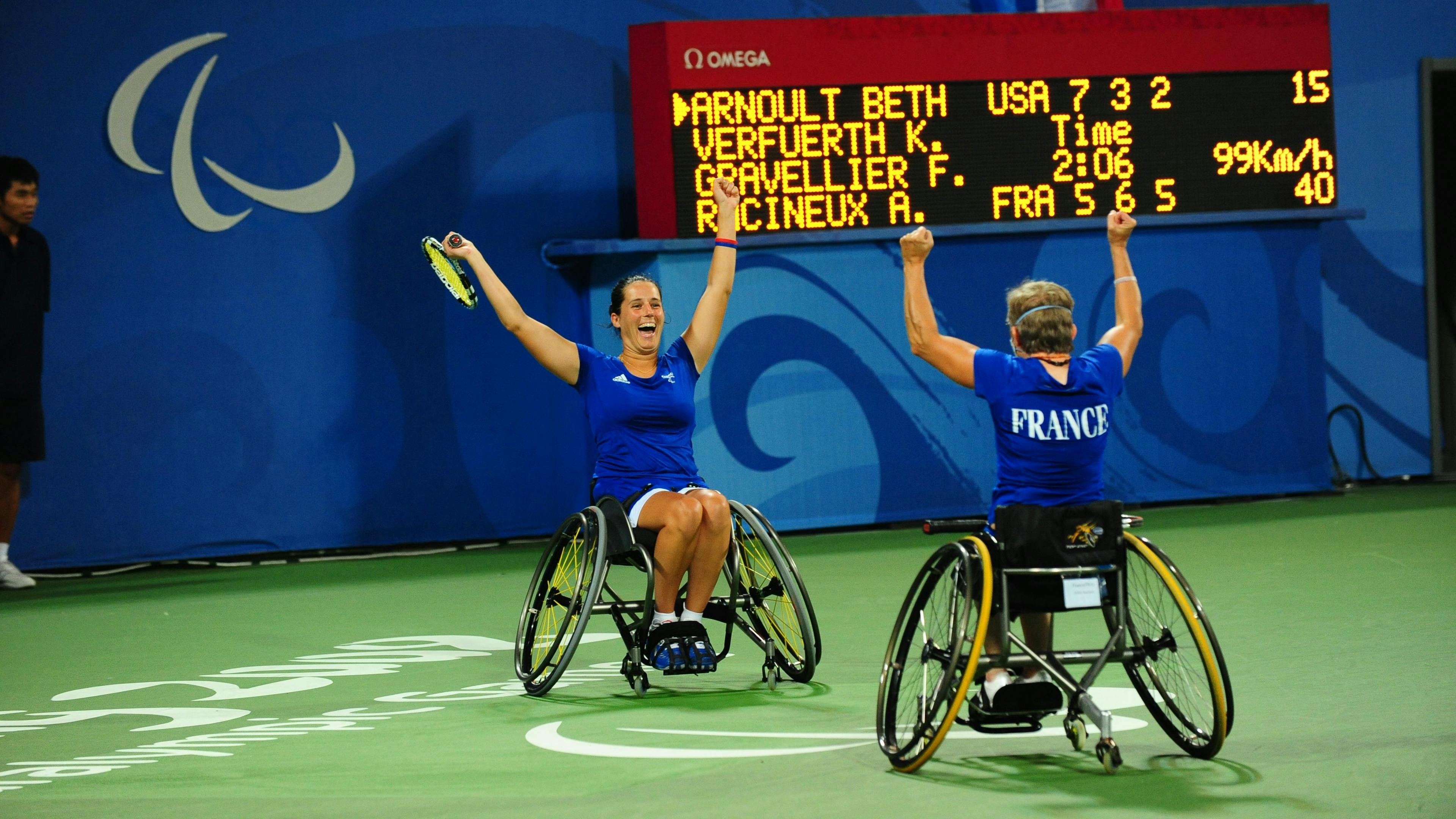 Florence Gravelier et Arlette racineux médaillées à Pékin !