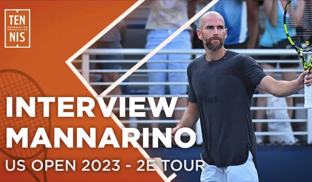 La réaction d'Adrian Mannarino après sa victoire au 2e tour | Fédération française de tennis
