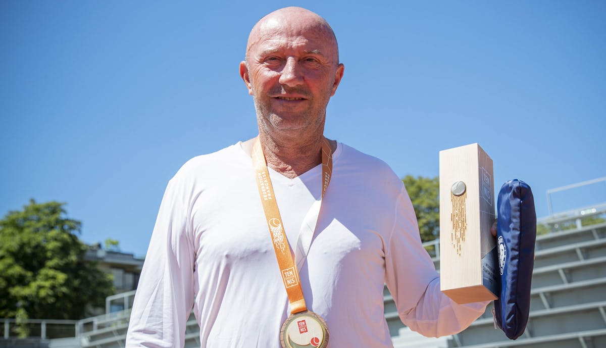 60 ans messieurs : Alain Moracchini signe le triplé | Fédération française de tennis