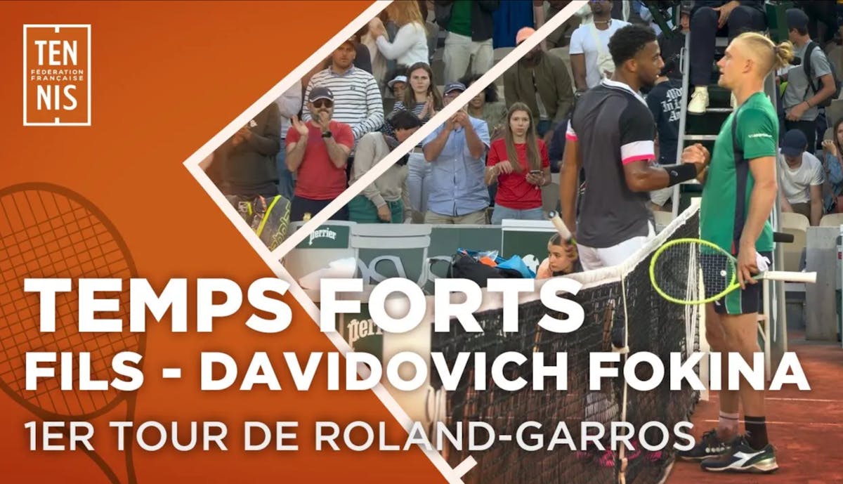 Arthur Fils vs Alejandro Davidovich Fokina, les temps forts | Fédération française de tennis