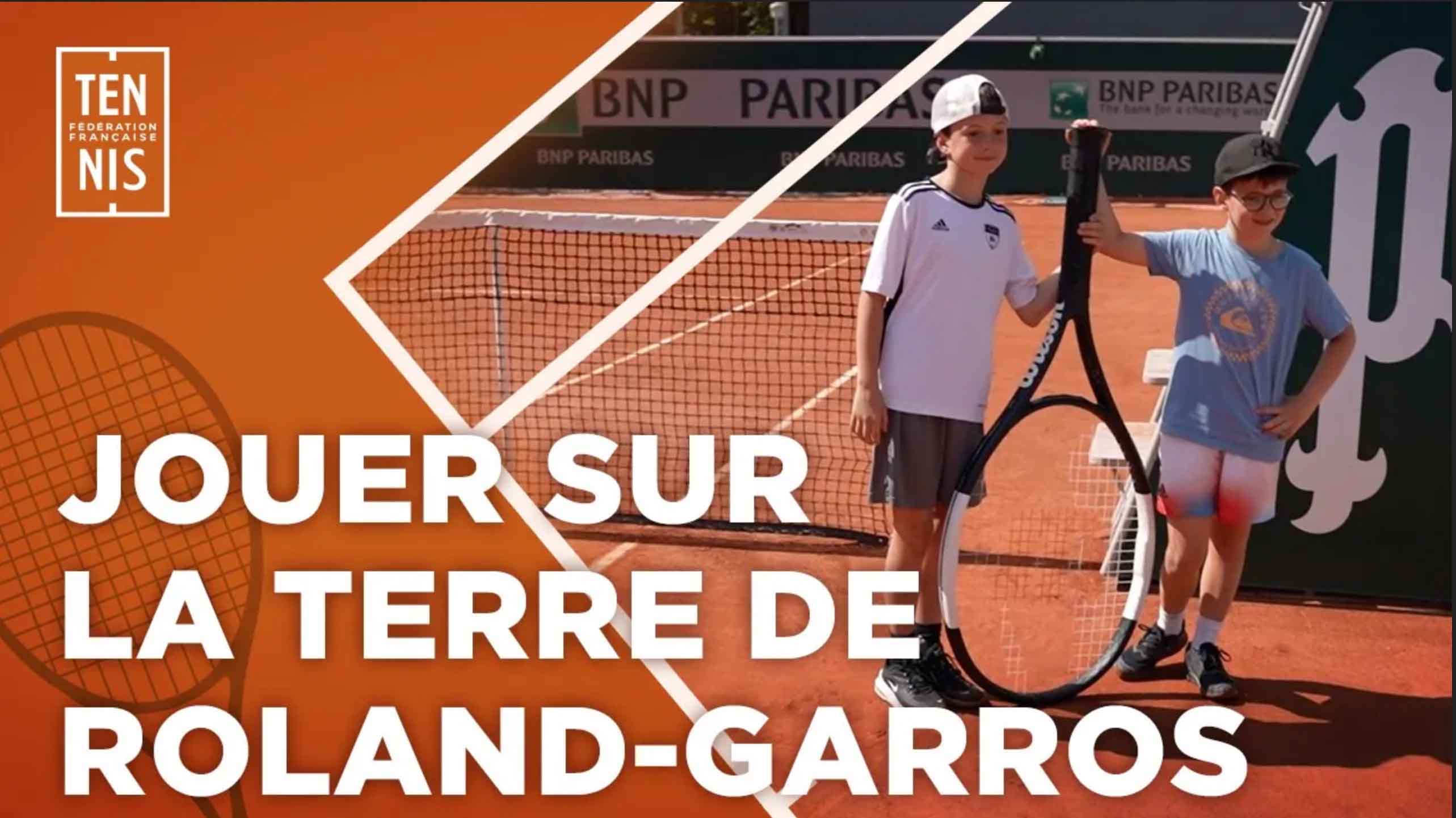Jouer sur la terre de Roland-Garros | Fédération française de tennis