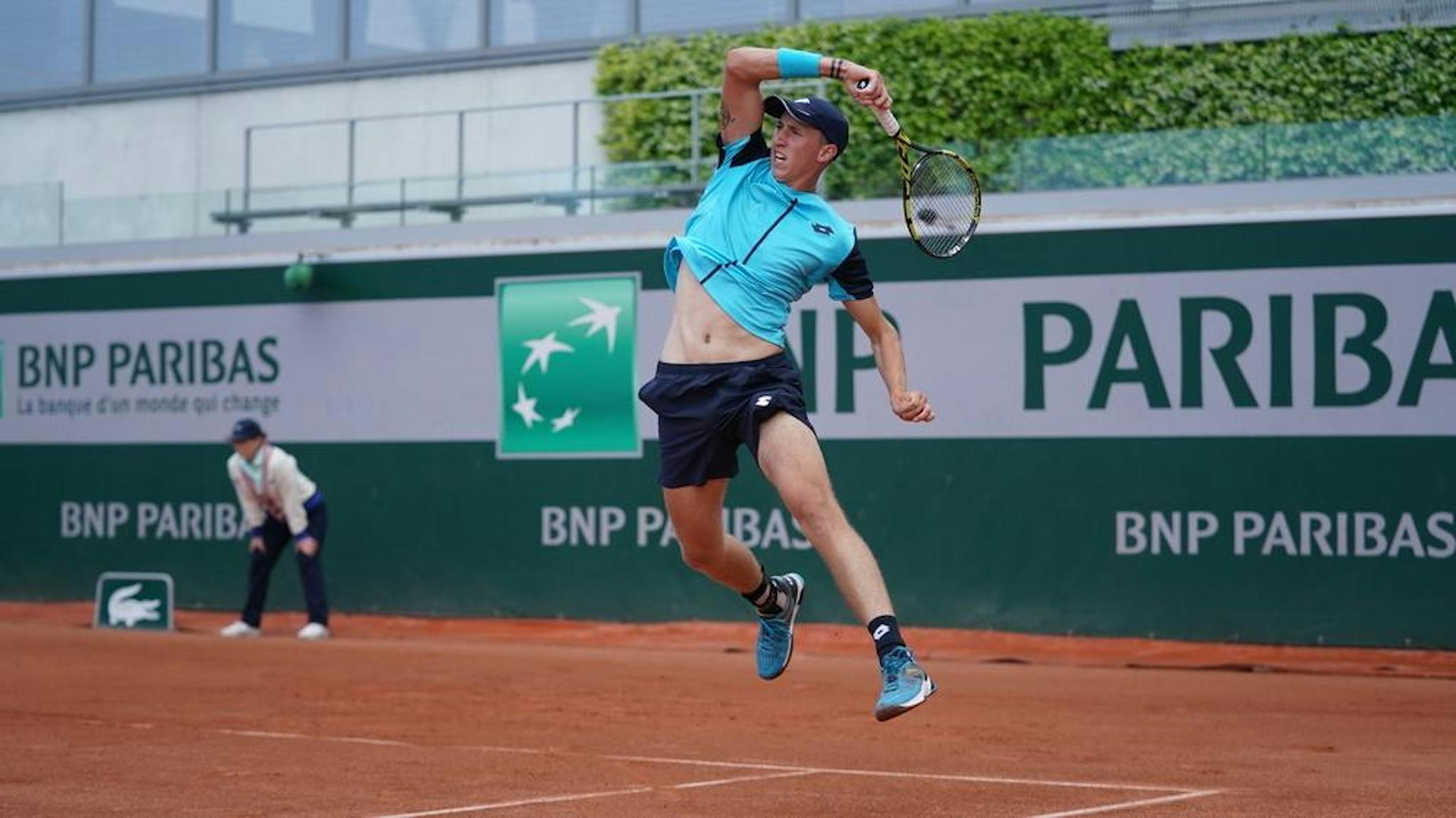 Le jeune Français a reçu une wild card pour le Challenger de Saint-Brieuc.