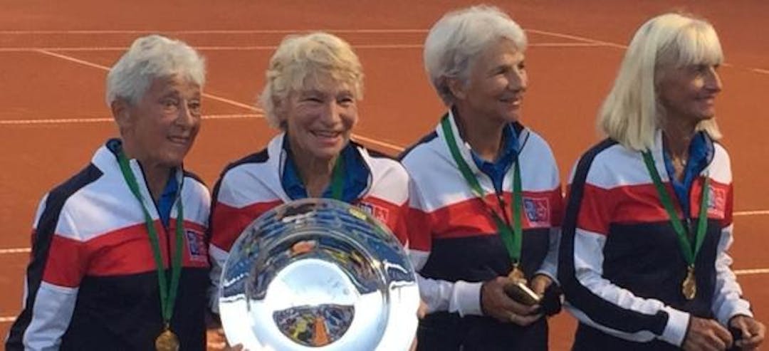 Les Françaises sacrées championnes du monde en 70 ans et plus. | Fédération française de tennis