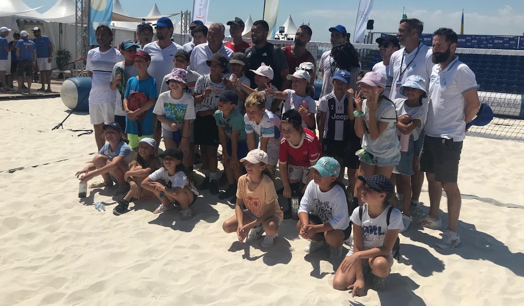 Summer Beach Tennis Tour : Tsonga fait le show à Saint-Laurent-du-Var | Fédération française de tennis