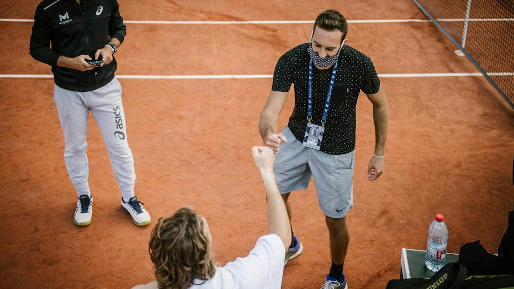 Avec Stefanos Tsitsipas.