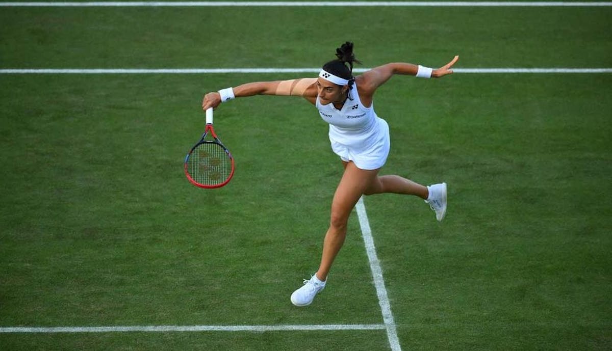 Caroline Garcia en quart de finale du double dames | Fédération française de tennis