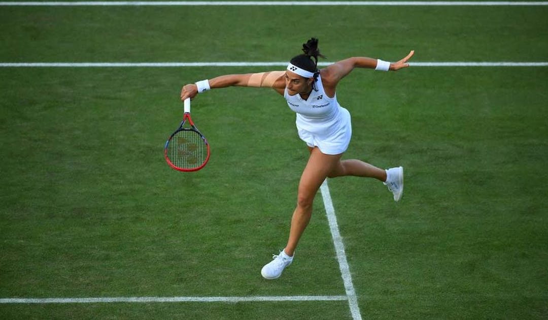 Caroline Garcia en quart de finale du double dames | Fédération française de tennis
