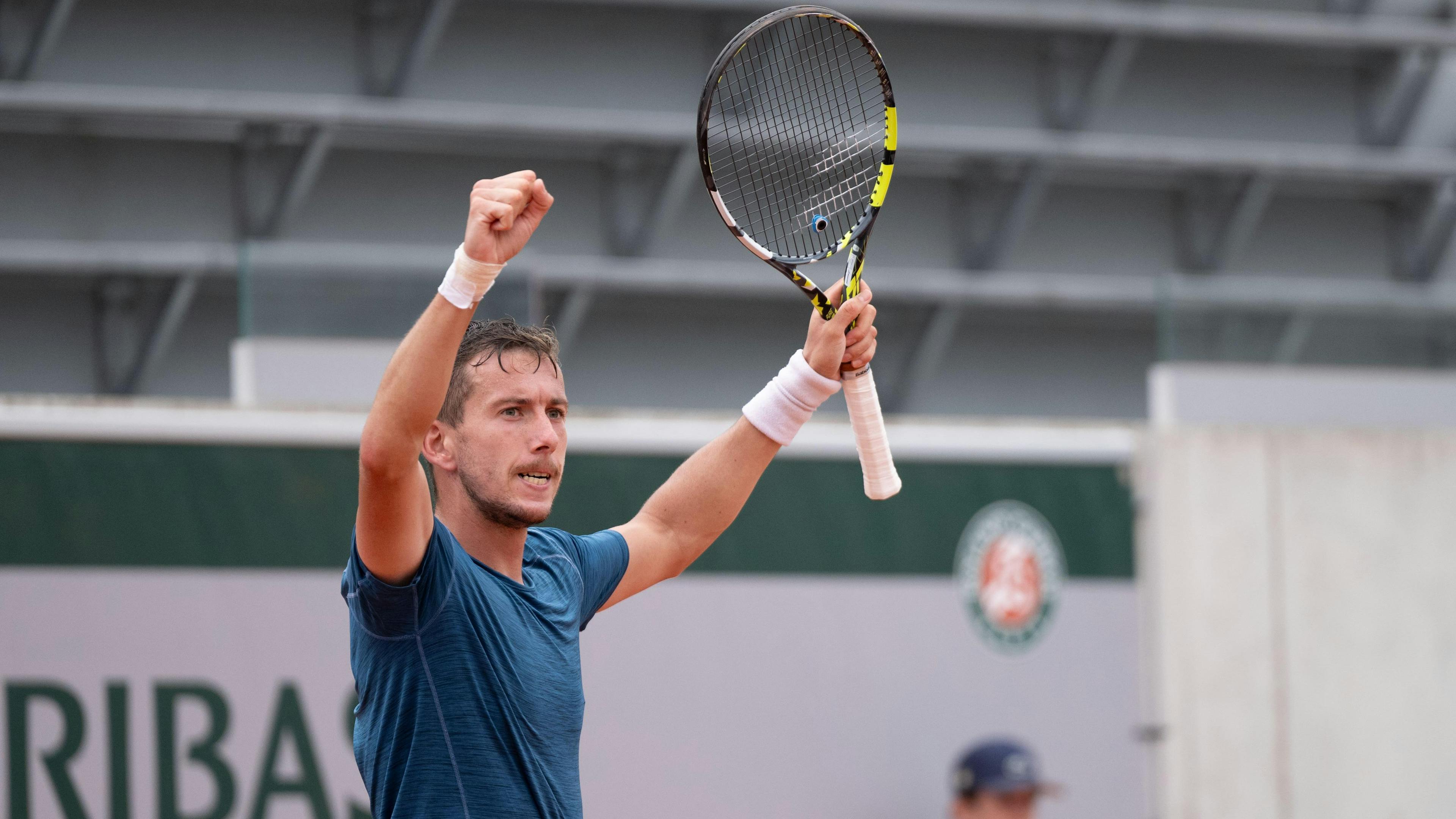 Corentin Denolly, vainqueur de la finale des championnats de France 2e série