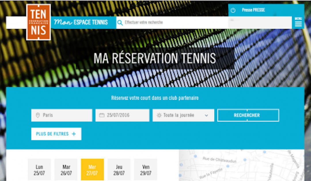 Ma Réservation Tennis (MRT) : un service pratique, simple et novateur | Fédération française de tennis