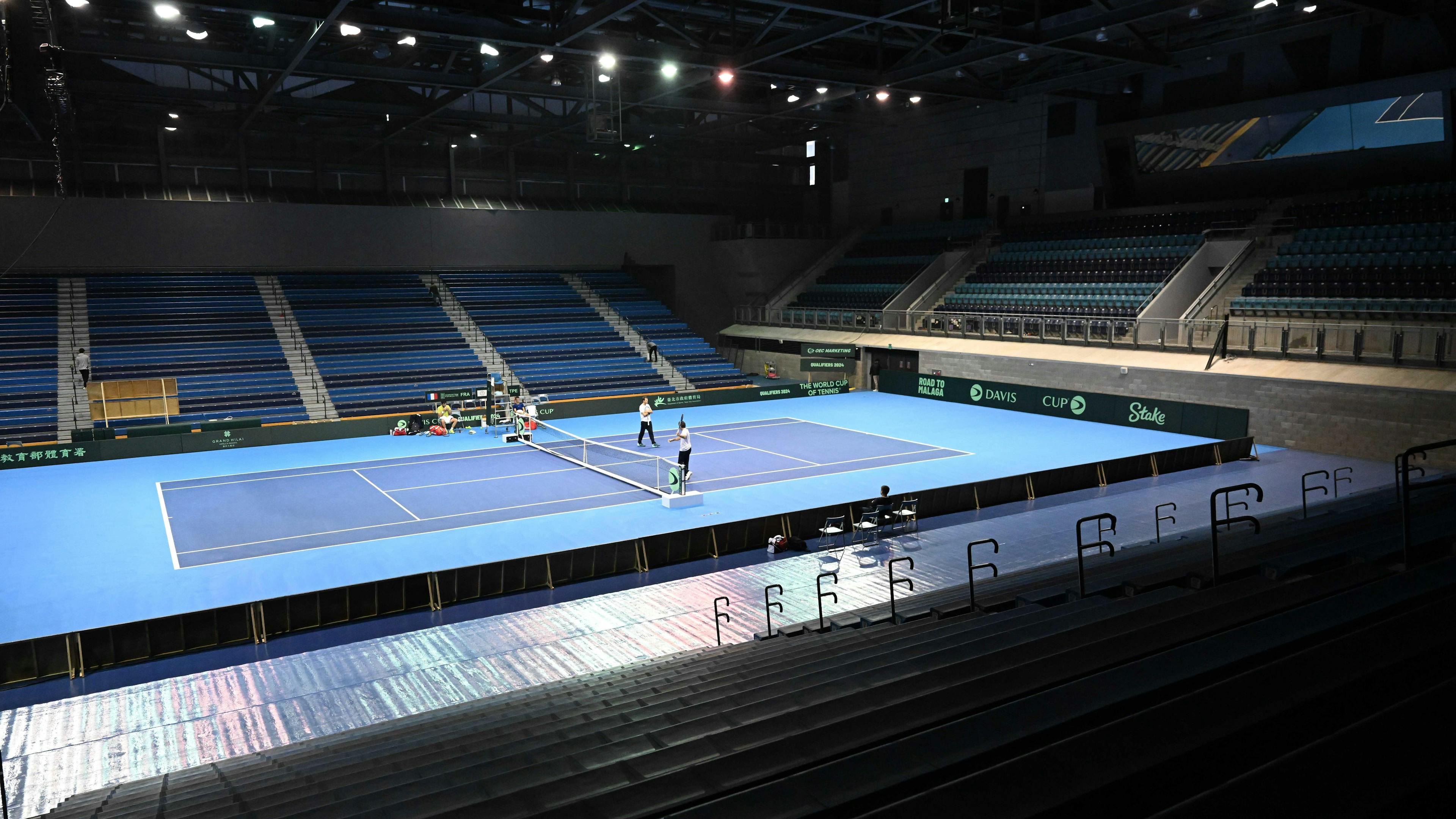 Le court central du Taipei Tennis Center fera le plein ce week-end.