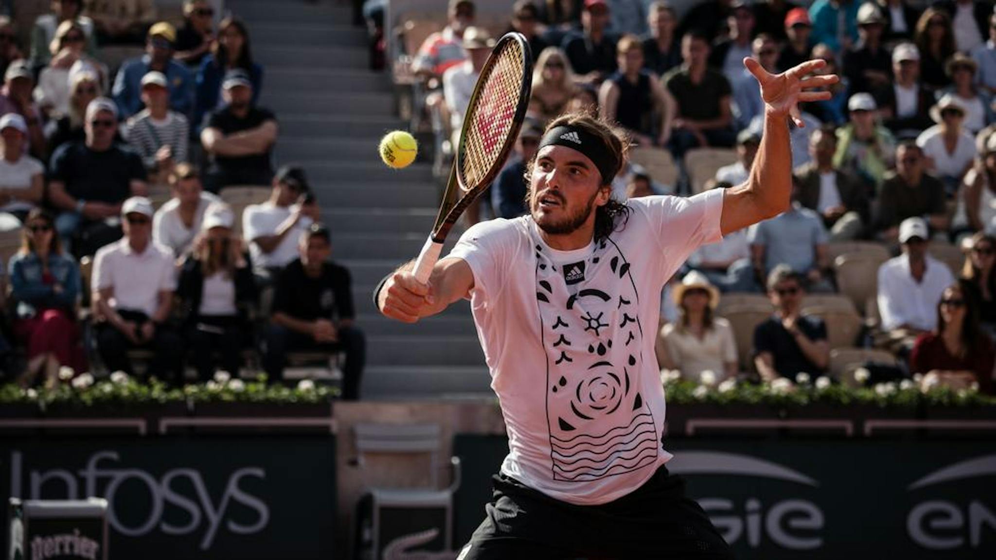 Finaliste il y a deux ans, Stefanos Tsitsipas est un attaquant à l'aise sur la terre battue de Roland-Garros.