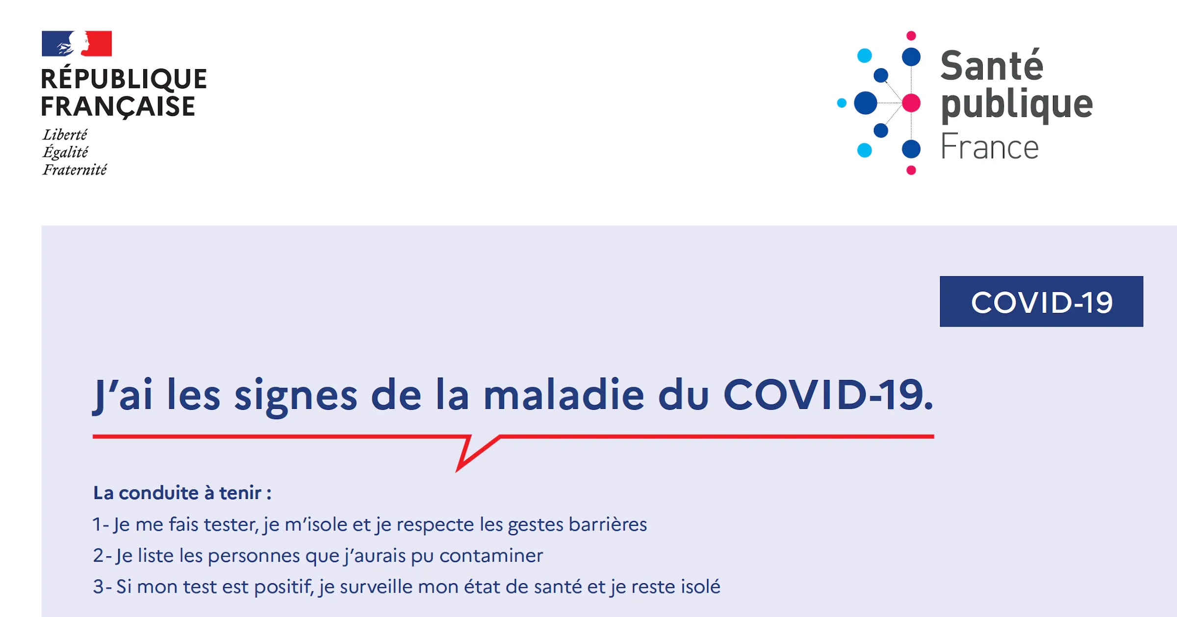 Covid-19 : test positif, comment faire ? | Fédération française de tennis