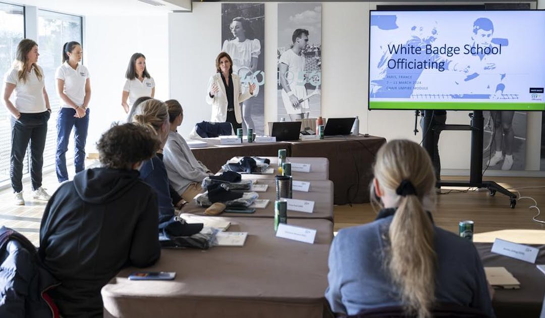 Une école badge blanc unique et une première mondiale | Fédération française de tennis