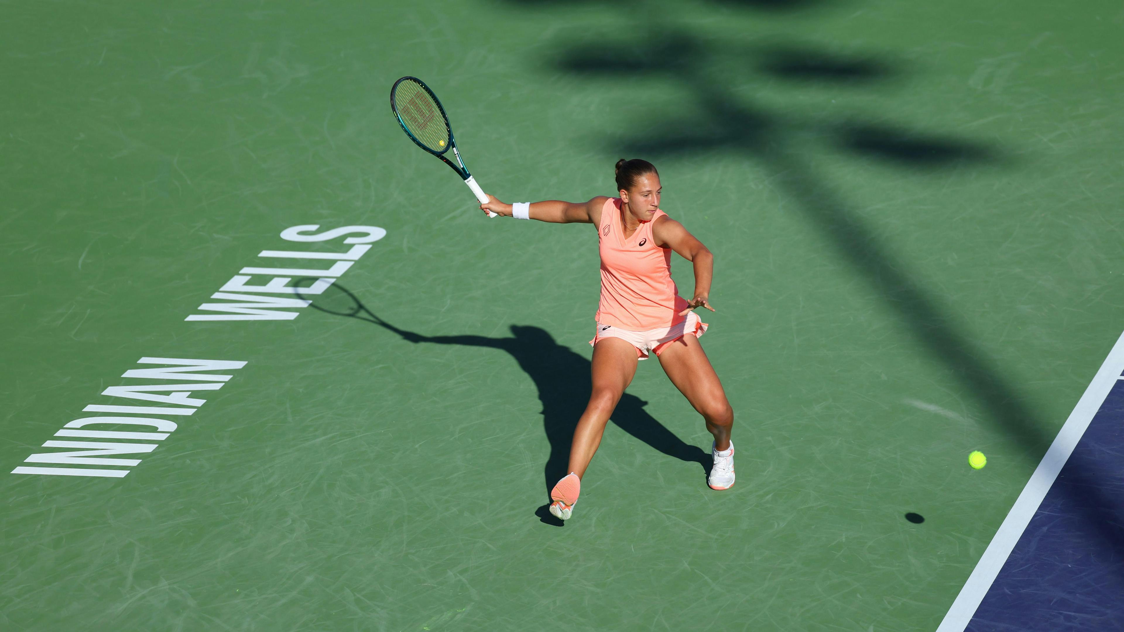 Dernière Française en lice, Diane Parry affiche une belle solidité à Indian Wells.