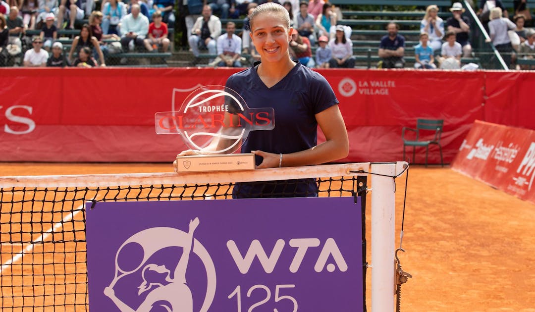 Diane Parry remporte le Trophée Clarins à Paris | Fédération française de tennis