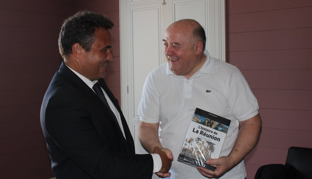 Bernard Giudicelli en visite à La Réunion | Fédération française de tennis