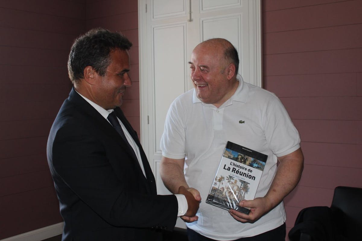 Bernard Giudicelli en visite à La Réunion | Fédération française de tennis