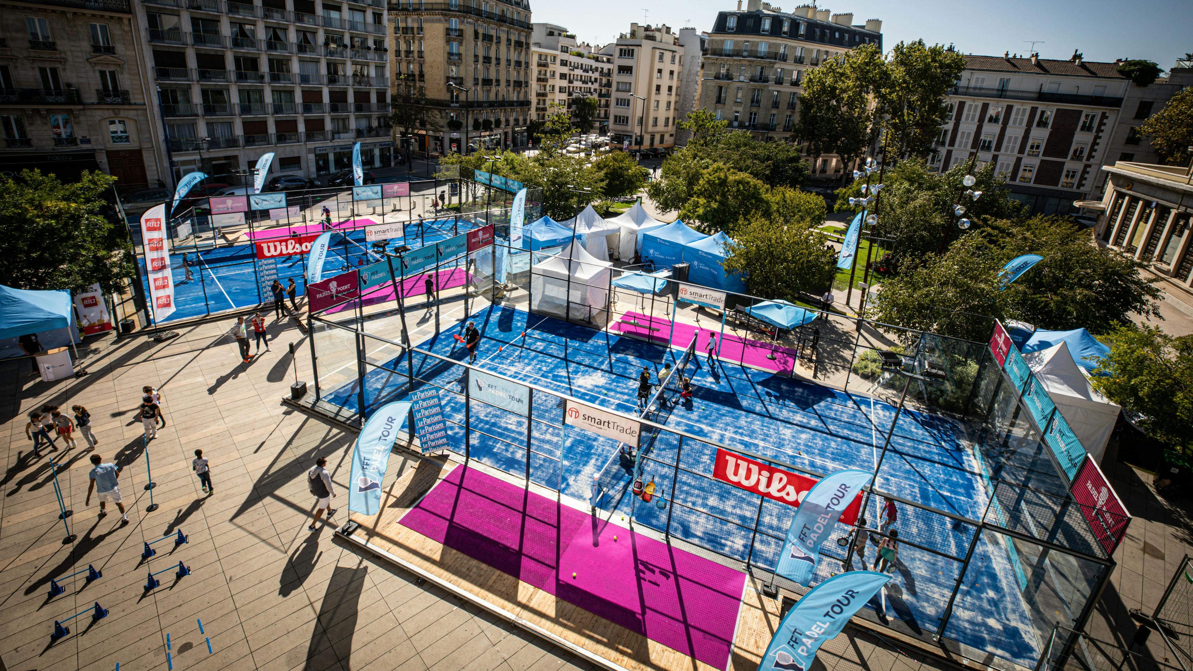 Le padel est à Asnière-sur-seine pour 3 jours