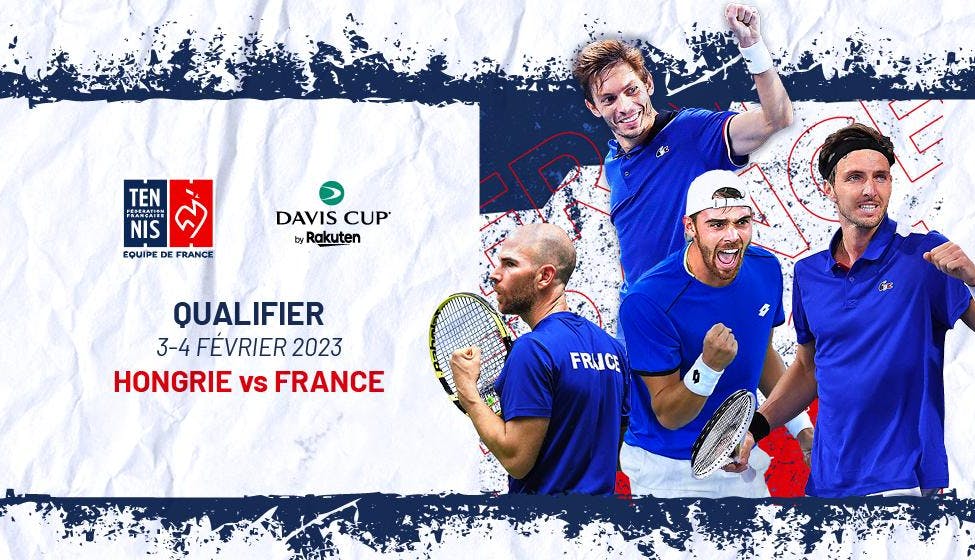 Coupe Davis, la sélection des Bleus pour Hongrie-France | Fédération française de tennis