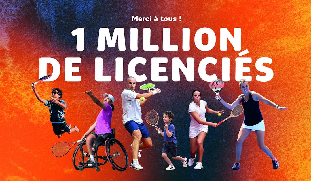 Le million de licenciés dépassé ! 