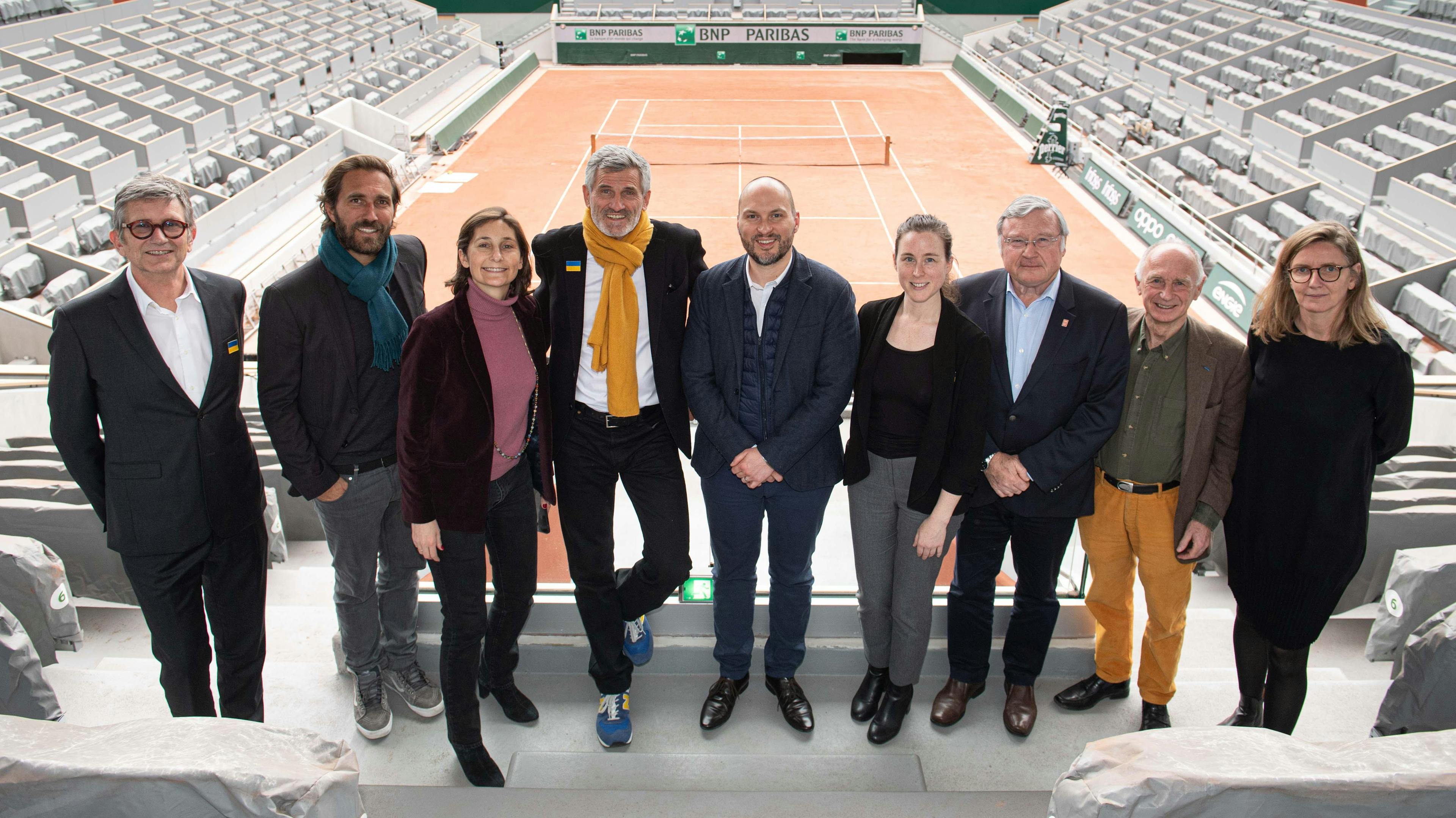 L'Agence Nationale du Sport est venue à Roland-Garros pour la signature de cette convention.