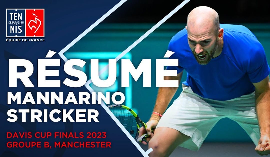 Le résumé du match Mannarino - Stricker | Fédération française de tennis