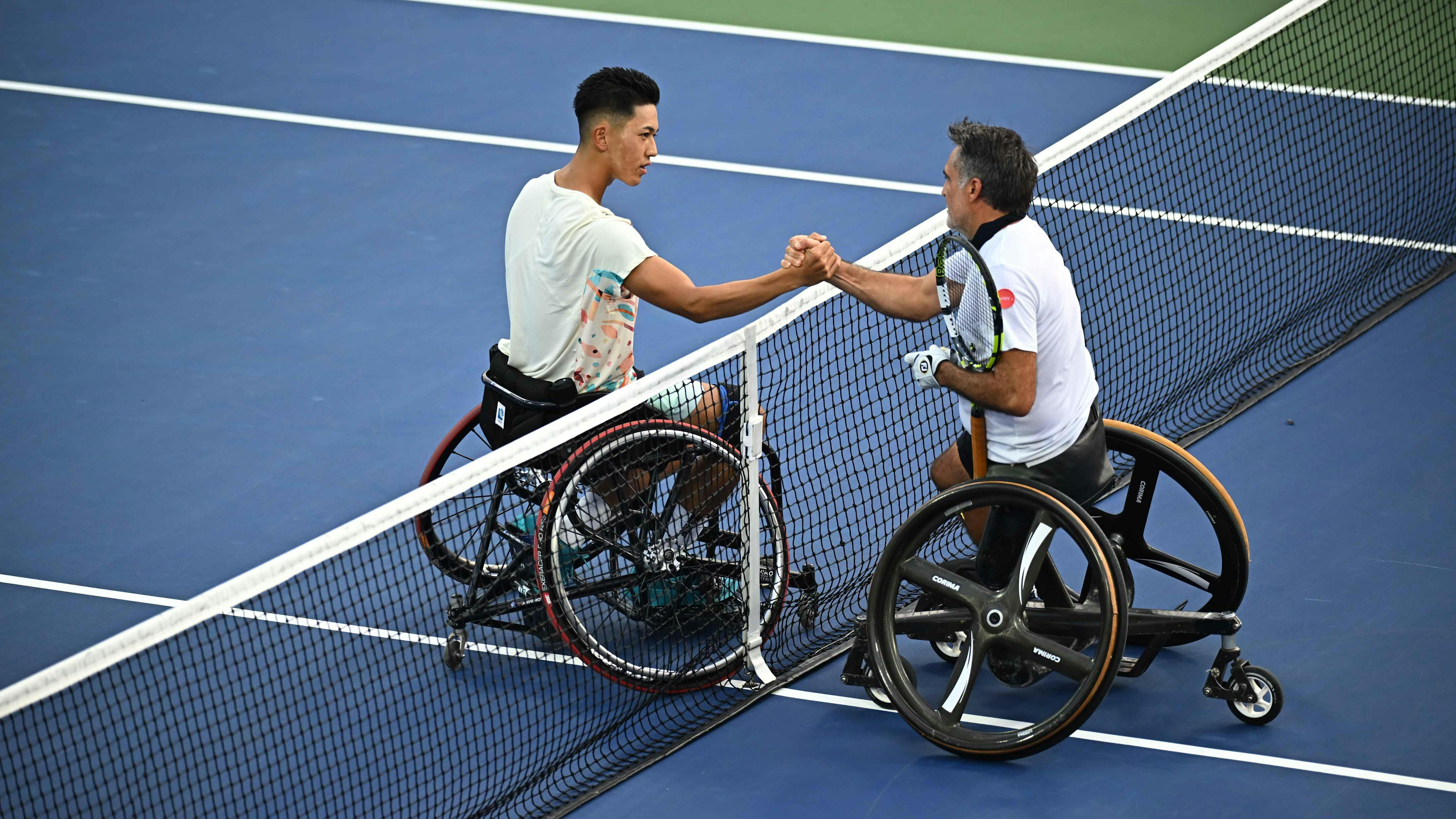 Stéphane Houdet et Tokito Oda - US Open 2023