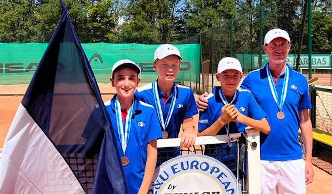 Dodin, Giurescu... Championnats d'Europe U12 : des jeunes Bleus bronzés | Fédération française de tennis