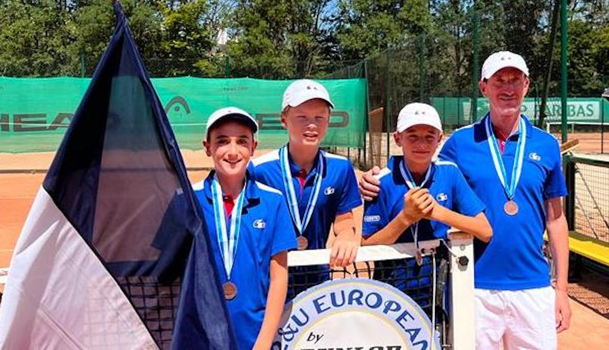 Dodin, Giurescu... Championnats d'Europe U12 : des jeunes Bleus bronzés | Fédération française de tennis