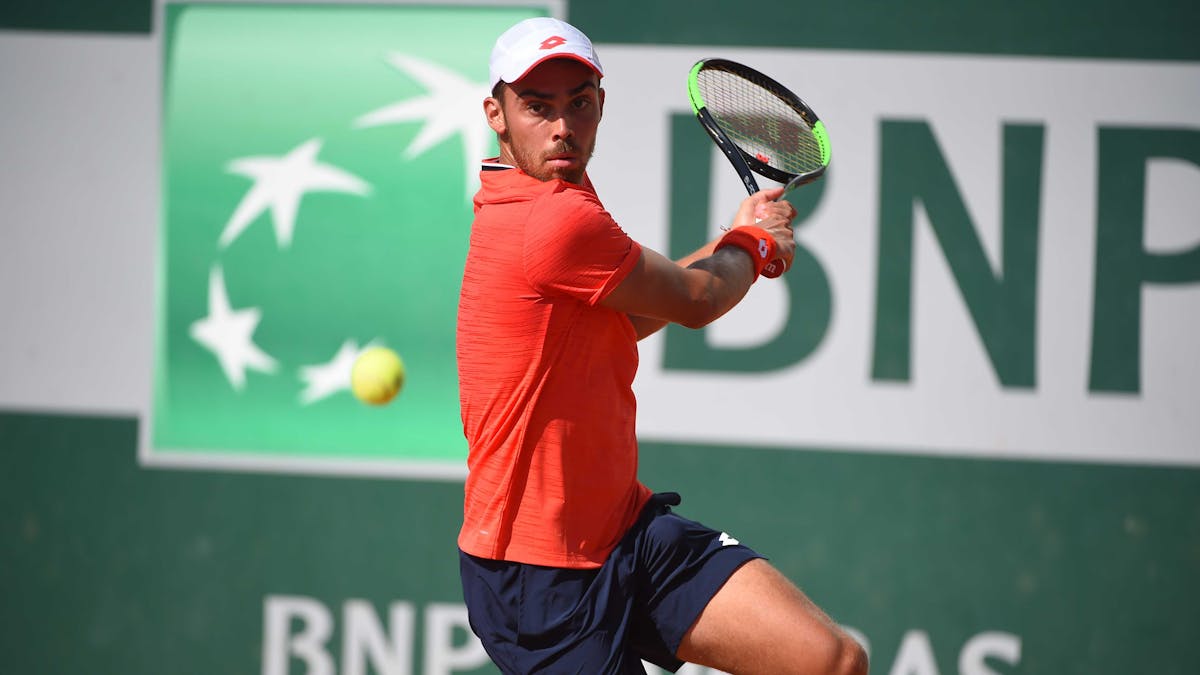 Roland-Garros 2020 : pour Benjamin Bonzi, "ça se joue à la bagarre" | Fédération française de tennis