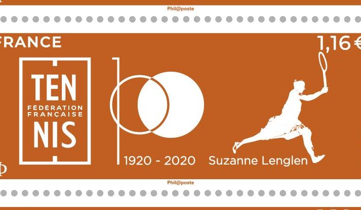 Un timbre Suzanne Lenglen pour le centenaire | Fédération française de tennis
