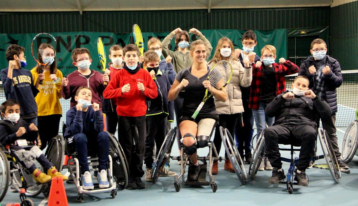 La FFT et Pauline Déroulède, acteurs engagés pour la pratique du paratennis | Fédération française de tennis