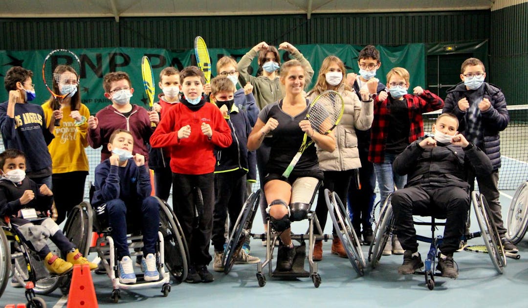 La FFT et Pauline Déroulède, acteurs engagés pour la pratique du paratennis | Fédération française de tennis