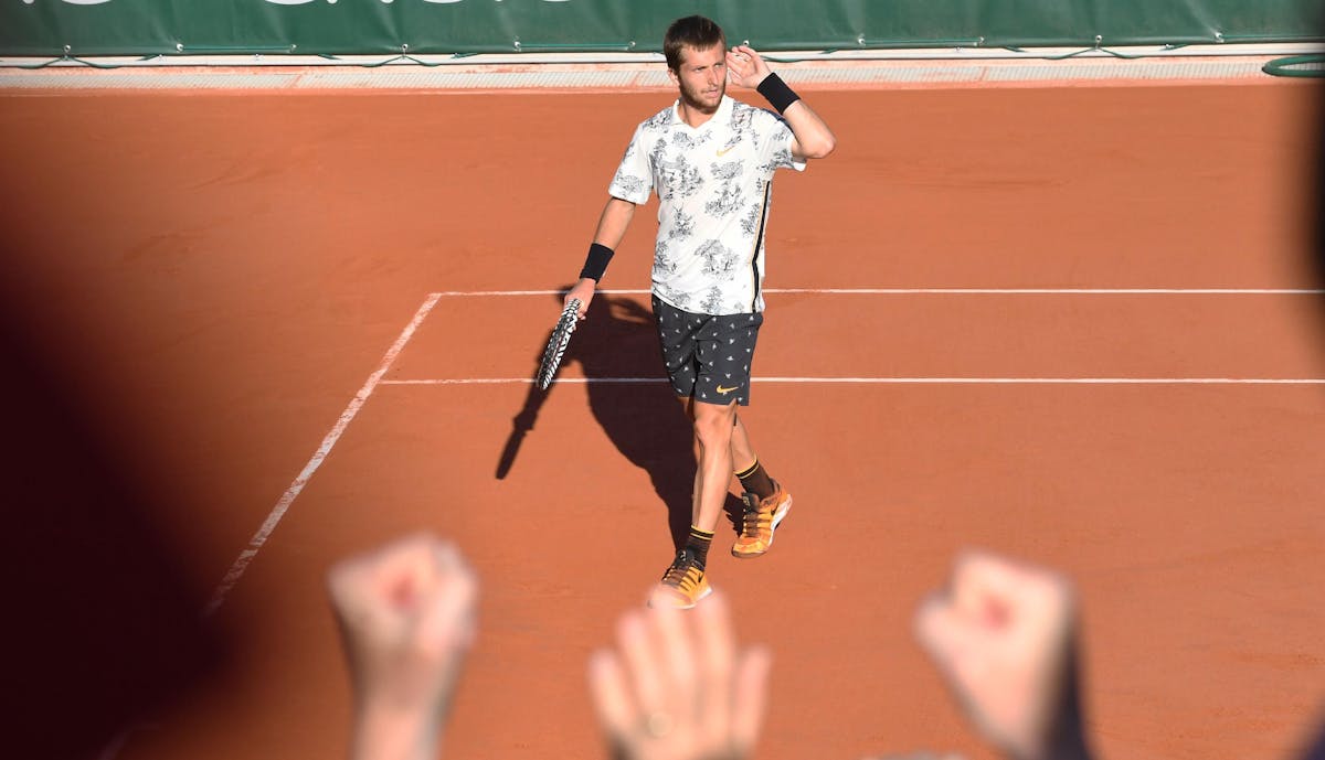 Corentin Moutet : &quot;C&#039;était vraiment fabuleux...&quot; | Fédération française de tennis